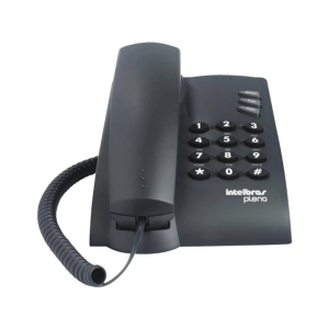 TELEFONE COM FIO PLENO PRETO INTELBRAS