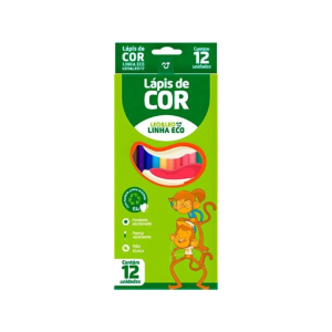 LAPIS DE COR 12 CORES LEO E LEO