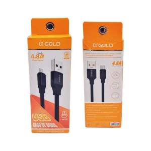 CABO DE DADOS TURBO USB 1M 4.8A CB02-3 AGOLD