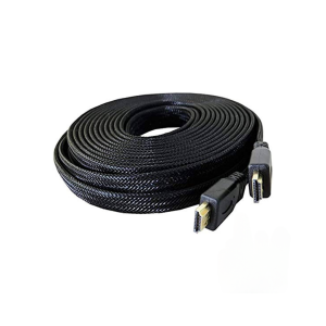 CABO HDMI FLAT REVESTIDO EM MALHA 2.0 10MTS TOMATE