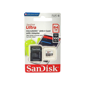 CARTAO DE MEMORIA MICRO SDXC 64GB 100MB/S SANDISK