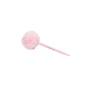 CANETA ESFEROGRAFICA POMPOM PINK VIBES LEOARTE