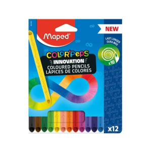 LAPIS DE COR 12 CORES COLORPEPS INFINITY MAPED