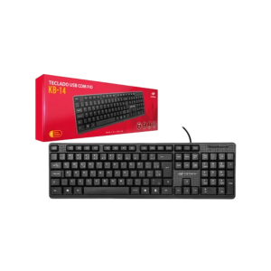 TECLADO USB KB-14 PRETO C3TECH