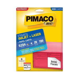 ETIQUETA PIMACO INJEKT+LASER CARTA 6284 C/25F