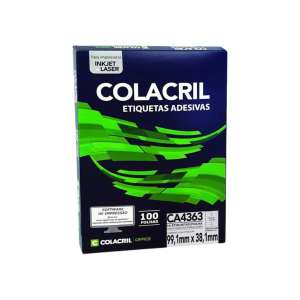 ETIQUETA COLACRIL INJEKT+LASER A4 363/CA4363 C/100F