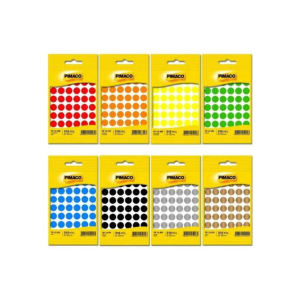ETIQUETA REDONDA TP-12 C/210UN PIMACO