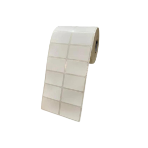 ETIQUETA 50MMX30MM 2 COLUNAS S/ESP COUCHE COLA HOT MELT