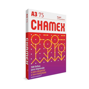 PAPEL SULFITE A3 297X420 75GRS 500FLS CHAMEX
