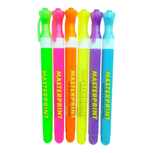 CANETA MARCA TEXTO SLIM NEON C/6 MASTERPRINT