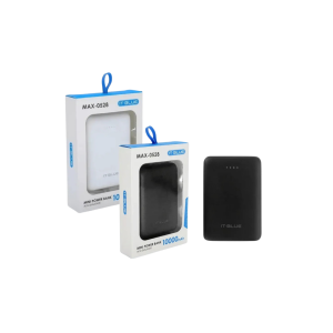 CARREGADOR PORTATIL POWER BANK 10000MAH MAX-0528 IT BLUE