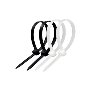 ABRACADEIRA NYLON BRANCA 4.8X200MM C/100UN BOM-5503 BOMVINK